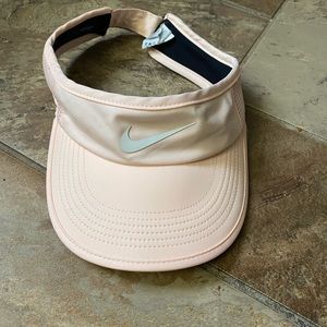 Nike pink visor hat